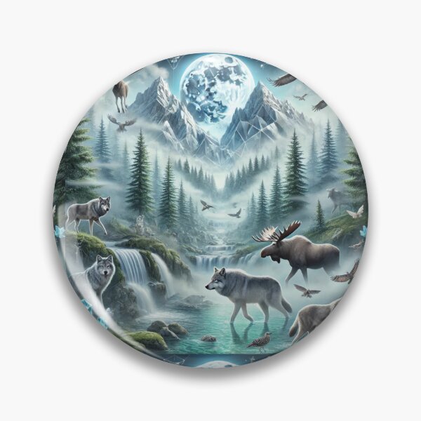 Item preview, Mystical Night in the Enchanted Forest designed and sold by Meta2Physical.