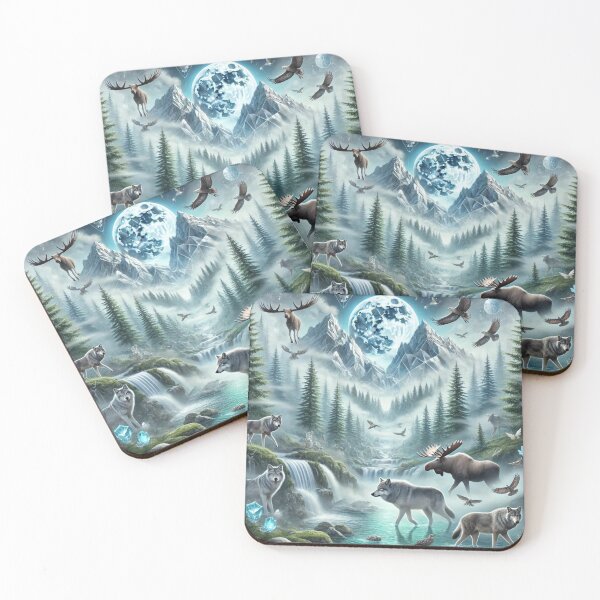 Item preview, Mystical Night in the Enchanted Forest designed and sold by Meta2Physical.