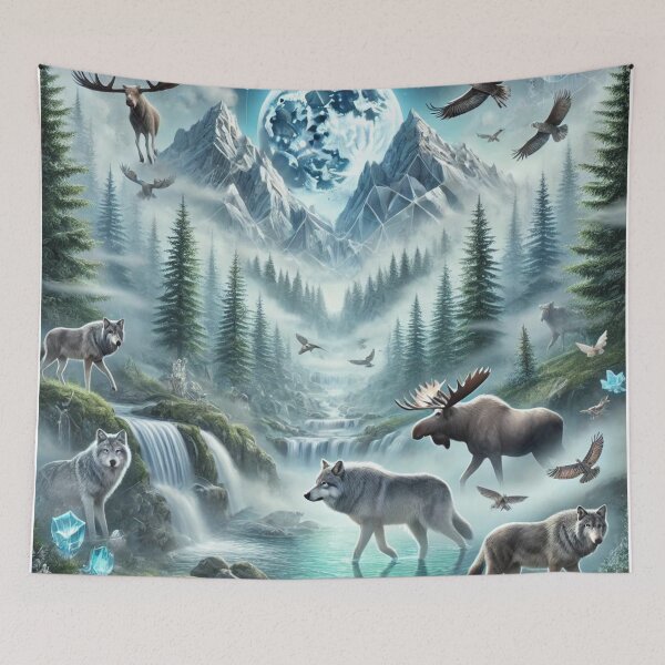 Item preview, Mystical Night in the Enchanted Forest designed and sold by Meta2Physical.