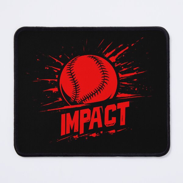 Item preview, Baseball "Impact" tee red designed and sold by Zen Lael.