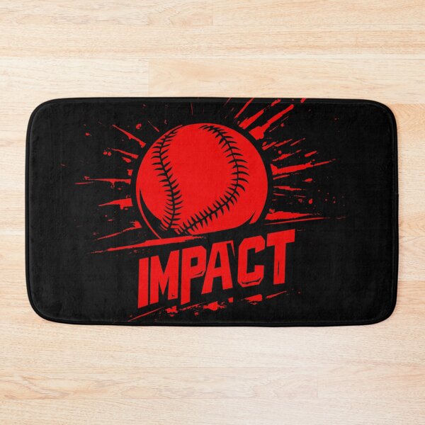 Item preview, Baseball "Impact" tee red  designed and sold by Zen Lael.