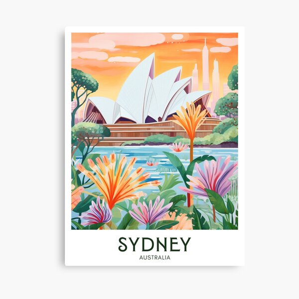 Item preview, Sydney, Australia Travel Poster designed and sold by ArtHausPrint.