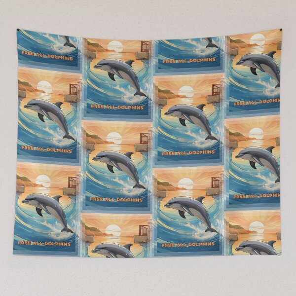Item preview, Free all Dolphins (held captive in marine parks) designed and sold by TheBruce77.