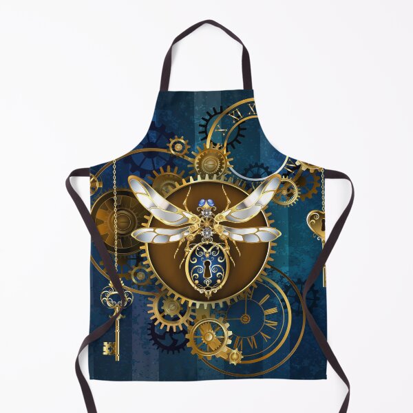 Item preview, Mechanical insect on blue background designed and sold by Blackmoon9.