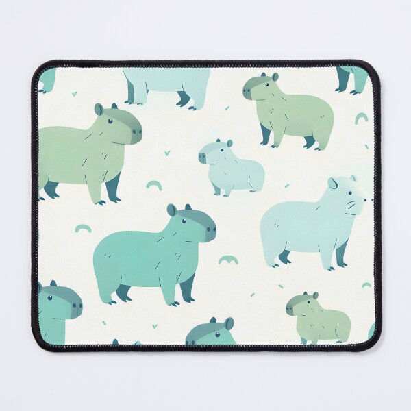 Item preview, Capricious Capybaras Pattern designed and sold by wuttichaikml.