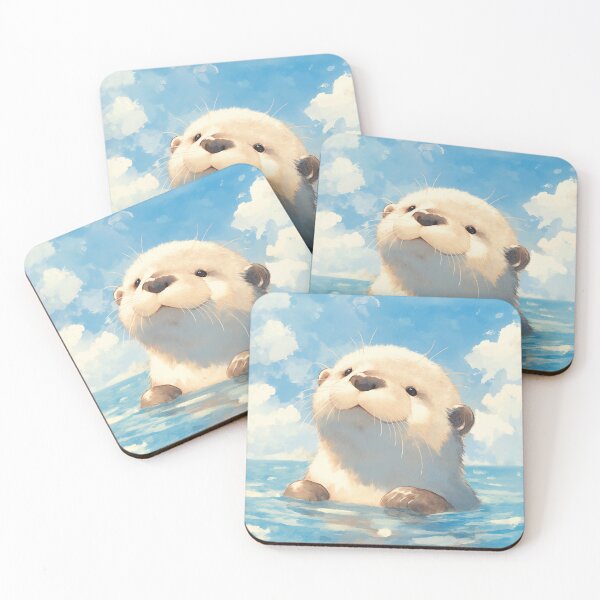 Item preview, A Cute Otter Watery Wonderland designed and sold by AshiraCreations.