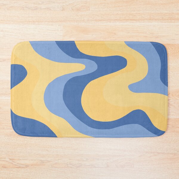 Item preview, Cottage Blue and Yellow Abstract designed and sold by Sharon Schwalbe.