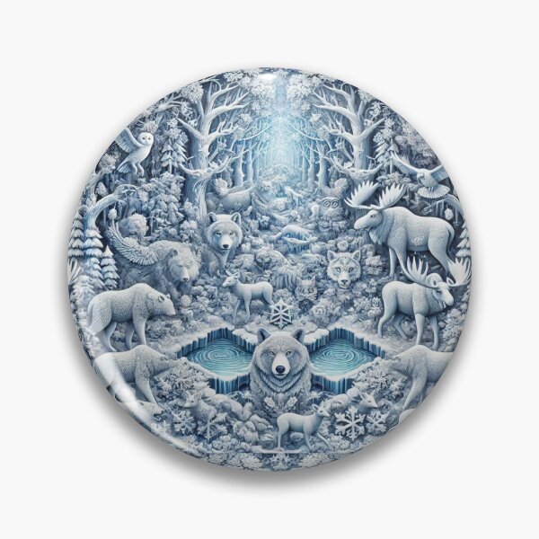 Item preview, Frozen Wilderness: Enchanted Snowstorm Forest designed and sold by Meta2Physical.