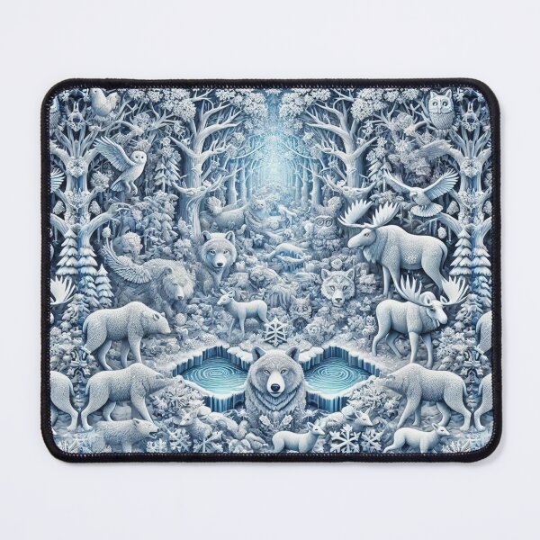 Item preview, Frozen Wilderness: Enchanted Snowstorm Forest designed and sold by Meta2Physical.