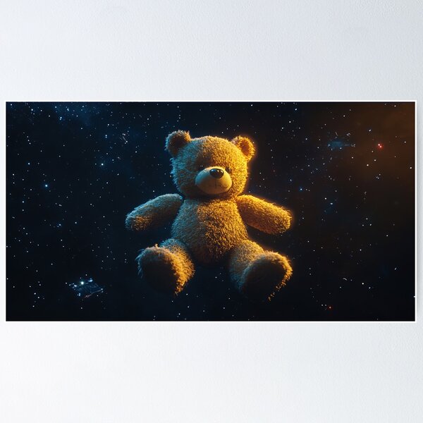 Item preview, Dream Bear Bedroom Poster designed and sold by SpiceupStudios.