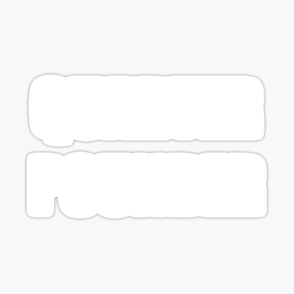 Quarter Pounder White Sticker