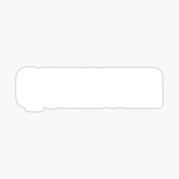 Quarter (pounded) White Sticker