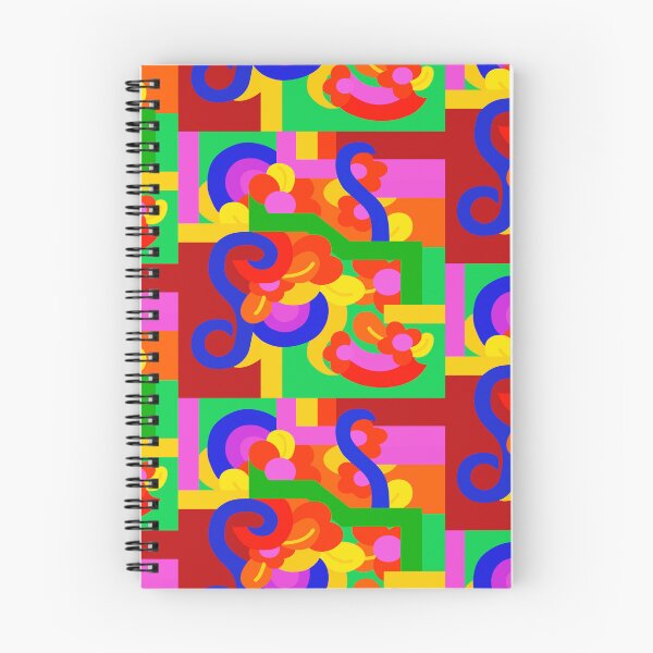 Item preview, Bright Geometric in Fruit Punch Colors designed and sold by Sharon Schwalbe.