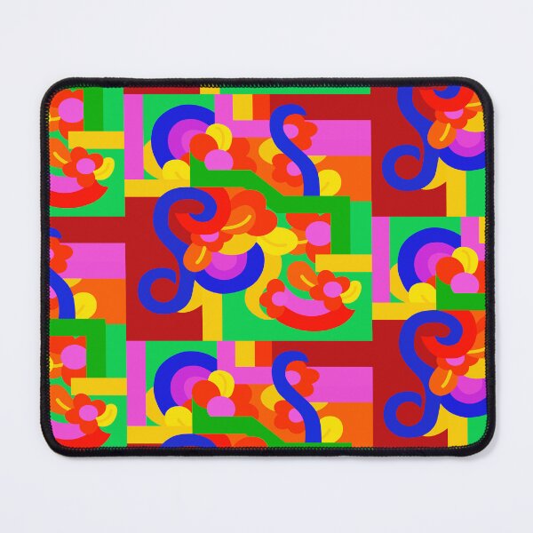 Item preview, Bright Geometric in Fruit Punch Colors designed and sold by Sharon Schwalbe.