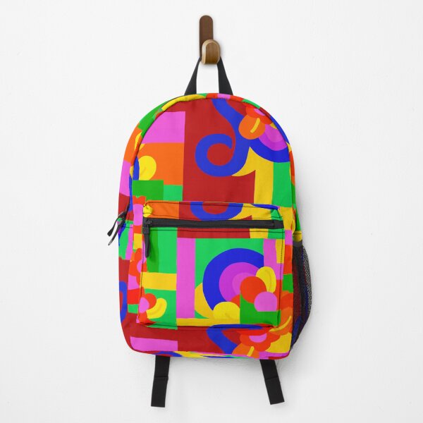 Item preview, Bright Geometric in Fruit Punch Colors designed and sold by Sharon Schwalbe.