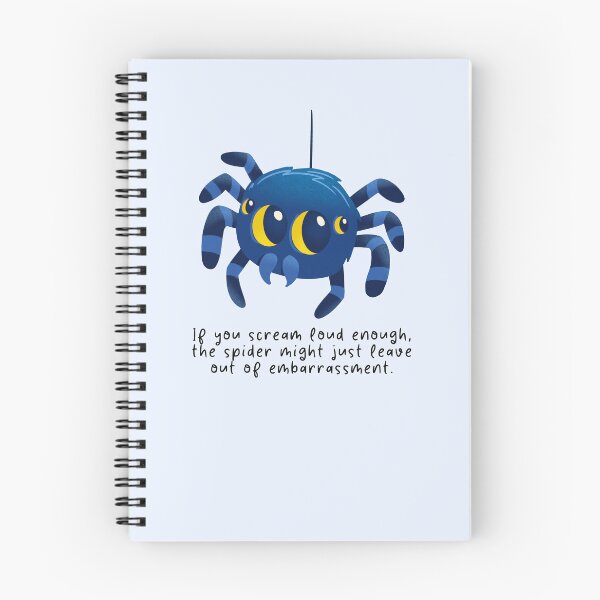 Item preview, If you scream loud enough, the spider might just leave out of embarrassment. #SpiderLover #SpiderMemes #SpiderLife designed and sold by Anna Halasek.