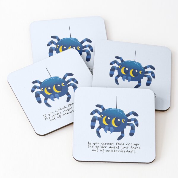 Item preview, If you scream loud enough, the spider might just leave out of embarrassment. #SpiderLover #SpiderMemes #SpiderLife designed and sold by Anna Halasek.