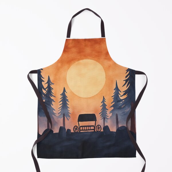 Item preview, Mysterious Cart in Foggy Forest at Dusk designed and sold by WPCreator.