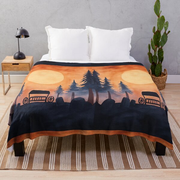 Item preview, Mysterious Cart in Foggy Forest at Dusk designed and sold by WPCreator.