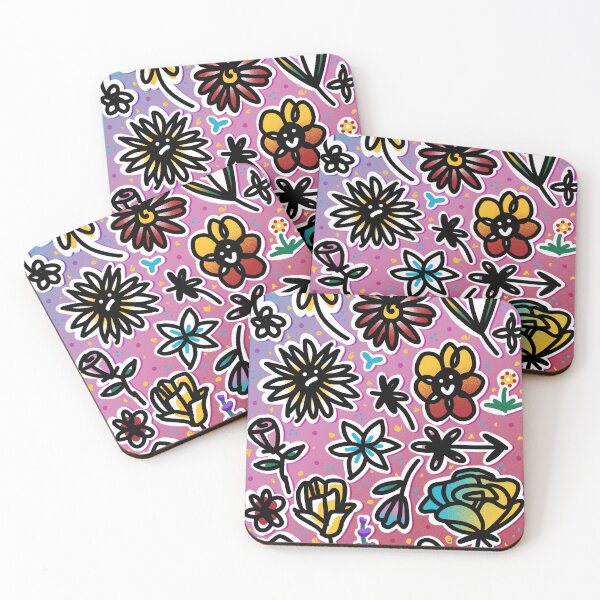 Item preview, Bold Flower Sheet designed and sold by GameQuacks.
