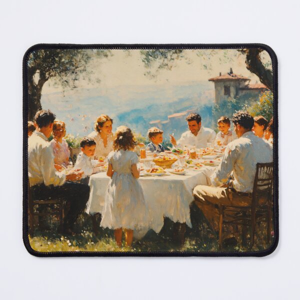 Item preview, Family dinner 01 designed and sold by EnjoyDigitalArt.