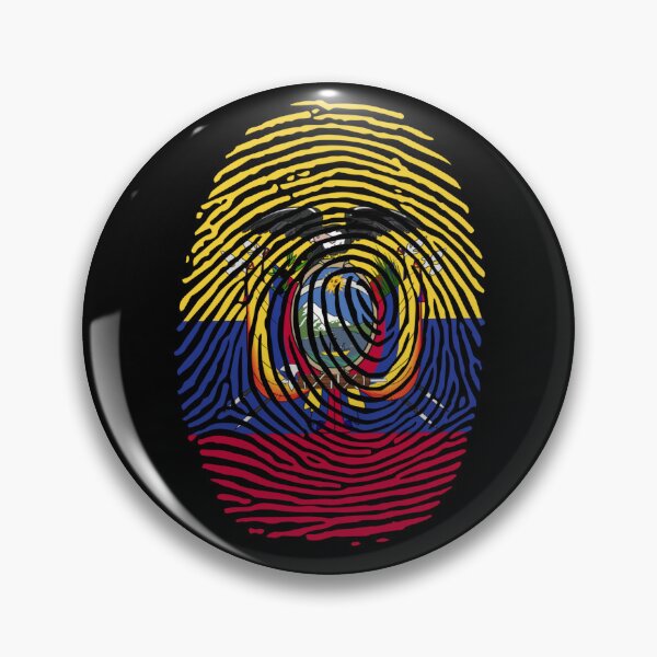 Aperçu de l'œuvre It's IN My DNA Ecuador Flag Fingerprint Ecuadorian Ecuador Gear créée et vendue par DynamicDesign.