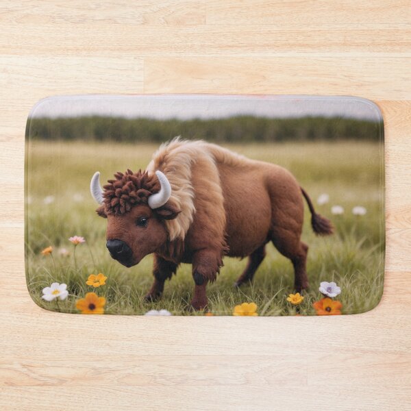 Item preview, Felt bison designed and sold by Mauswohn.