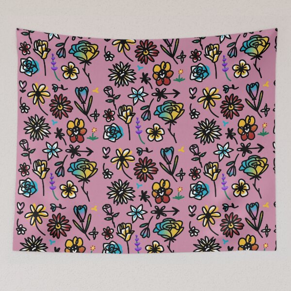 Item preview, Bold Flower Sheet designed and sold by GameQuacks.