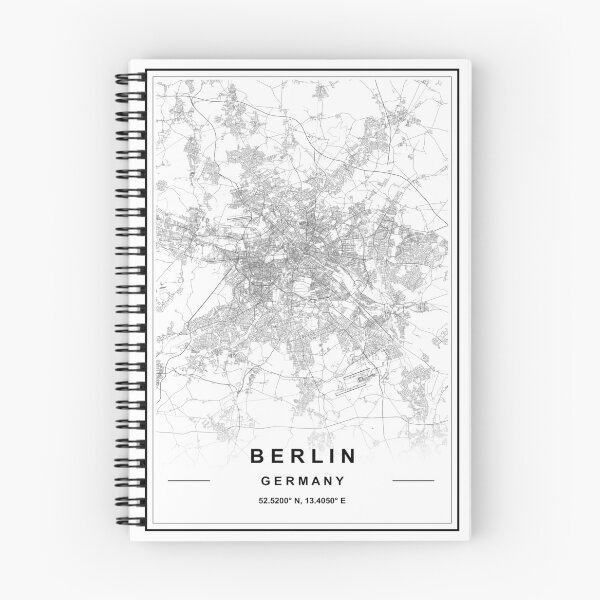 Item preview, Berlin City Map designed and sold by SHAMPAIN-ART-CO.