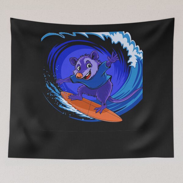 Item preview, Funny animals surfing the waves  designed and sold by AnimalsDH305.
