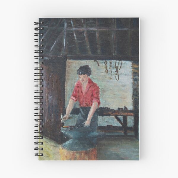 Item preview, Blacksmith - Oil Painting designed and sold by lezvee.