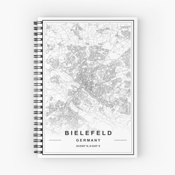 Item preview, Bielefeld City Map designed and sold by SHAMPAIN-ART-CO.