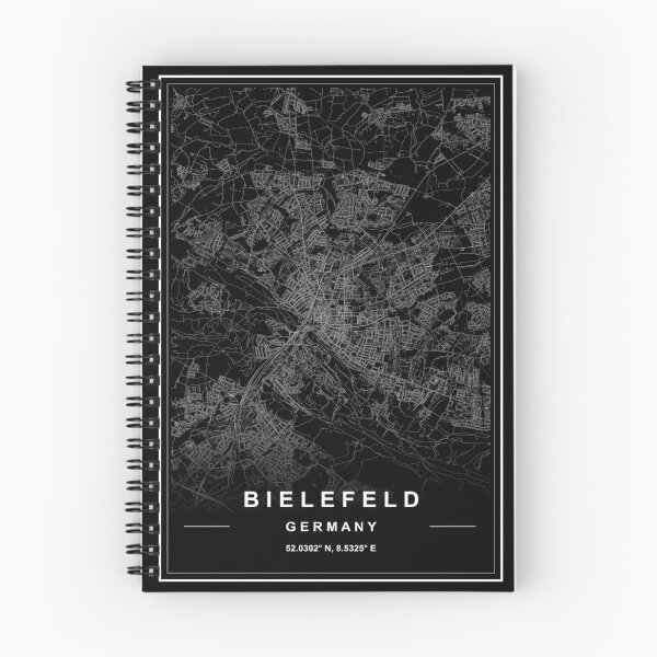 Item preview, Bielefeld City Map designed and sold by SHAMPAIN-ART-CO.