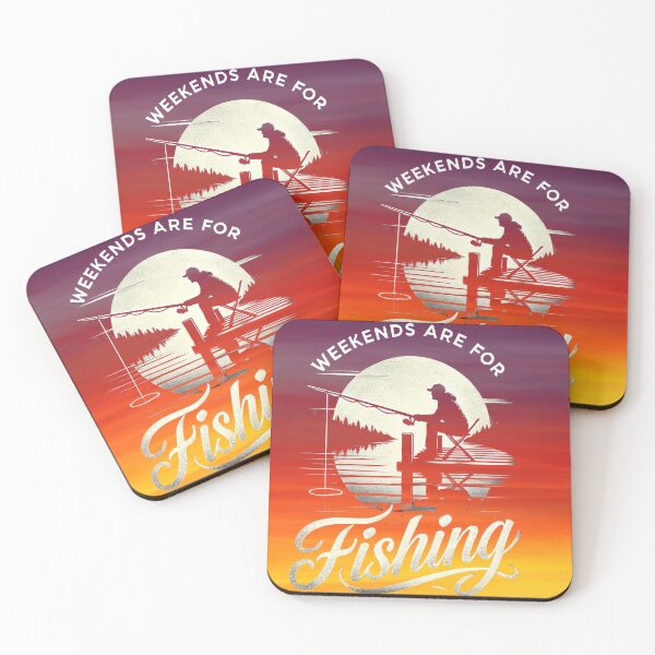Item preview,  Weekends Are for Fishing - Sunset Silhouette Design designed and sold by ibobo4656.