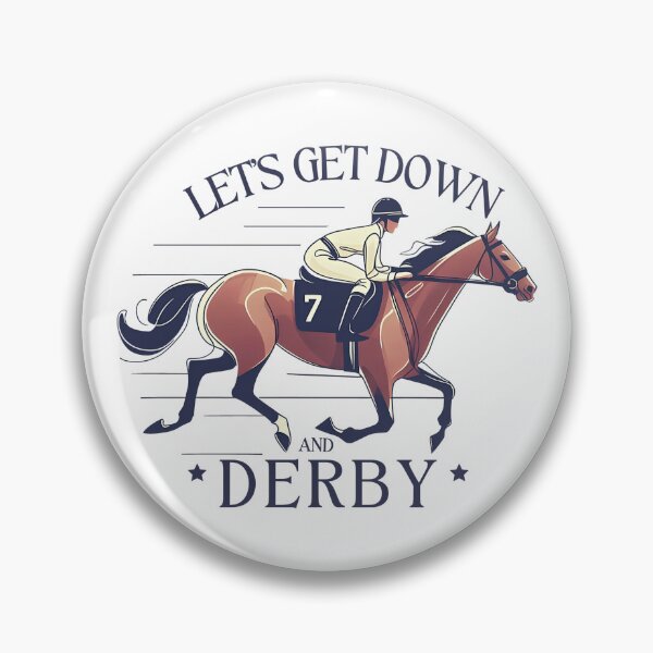 Item preview, Let's Get Down and Derby  designed and sold by WanderlustCoCo.