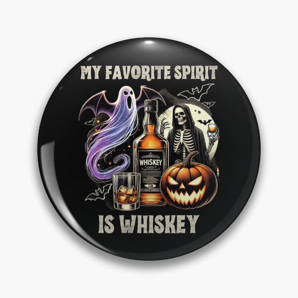 Artikelvorschau, Mein Lieblingsgeist ist Whiskey, lustiges Halloween-Geister-Trinkparty-T-Shirt entworfen und verkauft von MonaCreations.