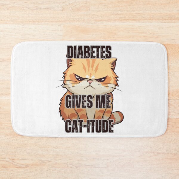 Item preview, Diabetes Gives Me Cat-itude designed and sold by figandroseco.