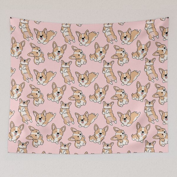Item preview, Corgi Cute Pattern Pink designed and sold by SwatchGD.