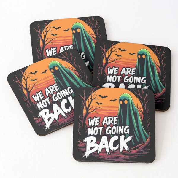 Item preview, "WE ARE NOT GOING BACK" Bold Statement Halloween T-Shirt designed and sold by AI-volution.