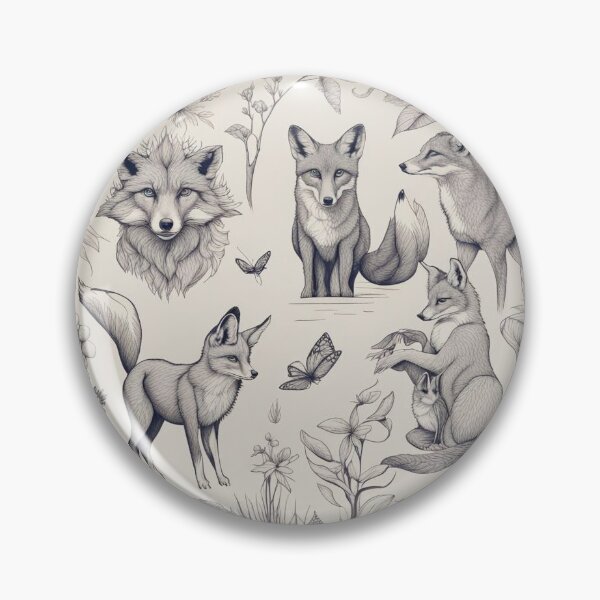 Item preview, Baby Foxes at Play designed and sold by DreadPeddler.