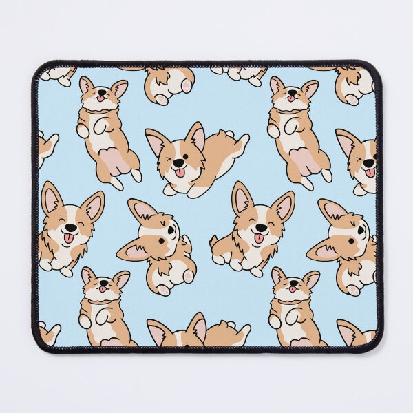 Item preview, Corgi Cute Pattern Blue designed and sold by SwatchGD.