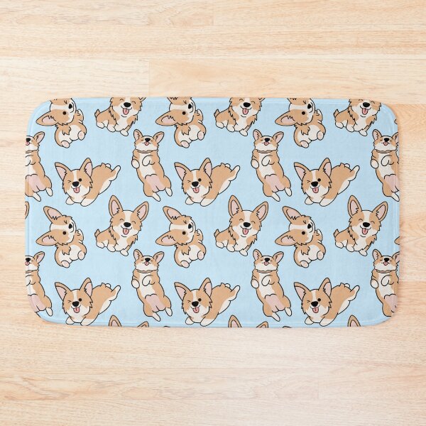 Item preview, Corgi Cute Pattern Blue designed and sold by SwatchGD.