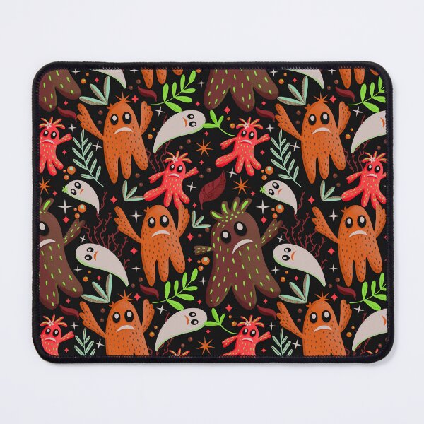 Item preview, The cute little ghost pattern - brown and orange designed and sold by Kaushlydraw.