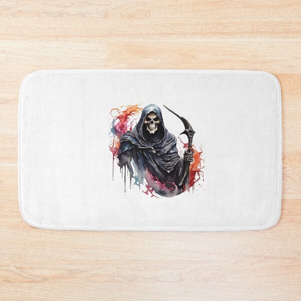 Item preview, the Grim Reaper in watercolor designed and sold by Rose Design & Photos.