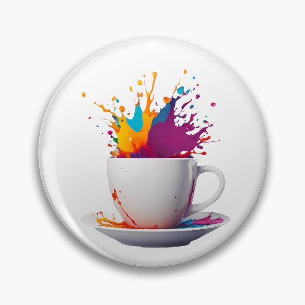 Item preview, Coffee Cup with Bright Paint Splash 5 designed and sold by Tom-Johnson.