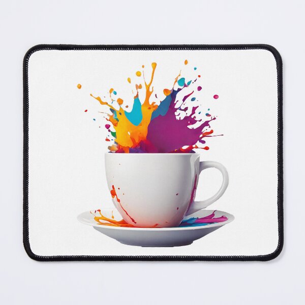 Item preview, Coffee Cup with Bright Paint Splash 5 designed and sold by Tom-Johnson.