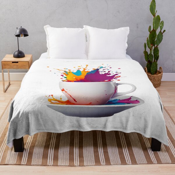 Item preview, Coffee Cup with Bright Paint Splash 5 designed and sold by Tom-Johnson.