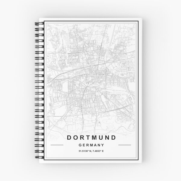 Artikelvorschau, Dortmund Stadtplan entworfen und verkauft von SHAMPAIN-ART-CO.