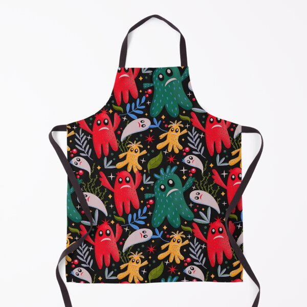 Item preview, The cute little ghost pattern - red and green designed and sold by Kaushlydraw.