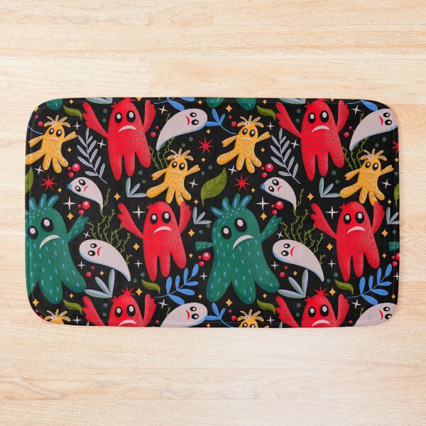 Item preview, The cute little ghost pattern - red and green designed and sold by Kaushlydraw.